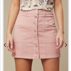 NWT Button up skirt